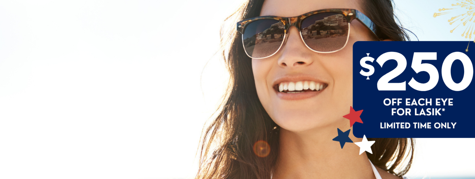 Woman outside with sunglasses